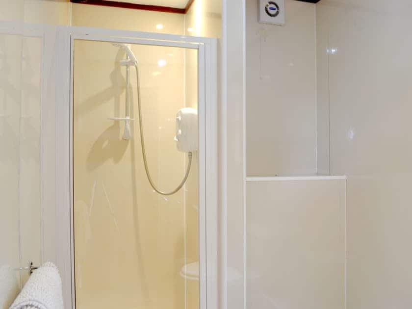 Shower room | Larch Cottage - Stronchullin Holiday Cottages, Blairmore, near Dunoon