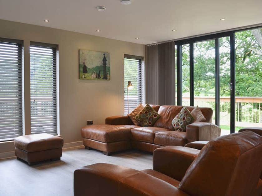 Living room/dining room | Lodge 3 - Mill Race Lodges, Llangunllo, near Knighton
