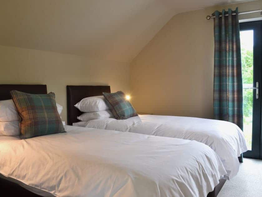 Twin bedroom | Lodge 3 - Mill Race Lodges, Llangunllo, near Knighton