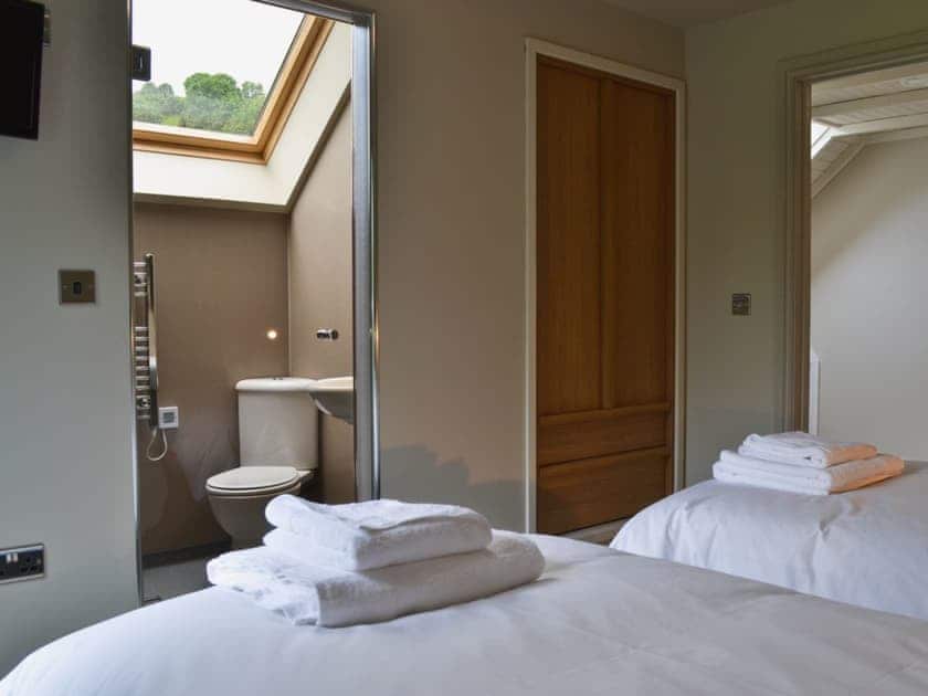 Twin bedroom | Lodge 3 - Mill Race Lodges, Llangunllo, near Knighton