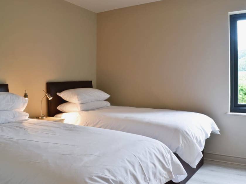 Twin bedroom | Lodge 3 - Mill Race Lodges, Llangunllo, near Knighton