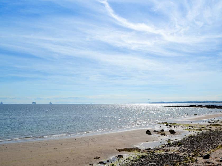 Beautiful beach and sea views | White Cottage, Lower Largo, near Leven
