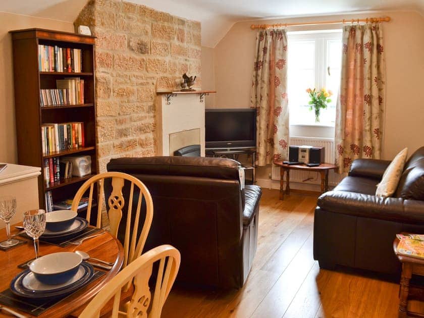 Living room with dining area | The Old Vicarage, Curbar, near Bakewell
