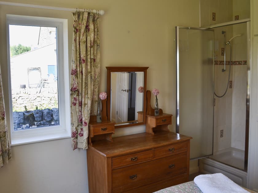 Double bedroom with shower cubicle | Goulday, Chelmorton, near Buxton