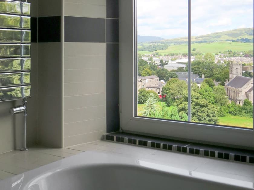 Spectacular views directly from the bath | Beech Hill, Kendal