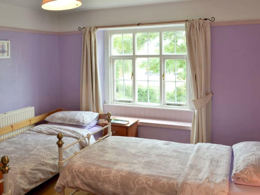 Twin bedroom with additional single bed | The Officers House, Bacton-on-Sea, Norwich