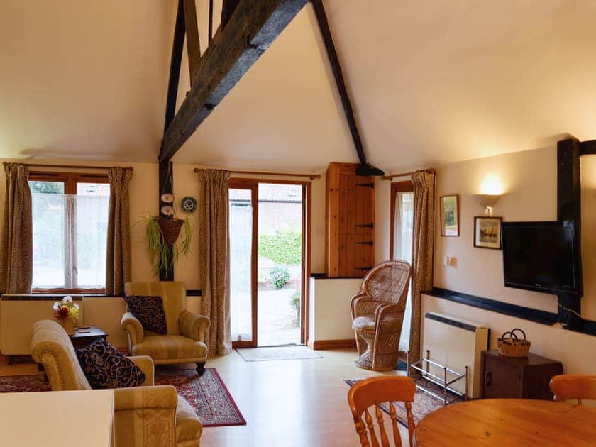 Large living area with high ceilings | Church Farm Studio, Surlingham