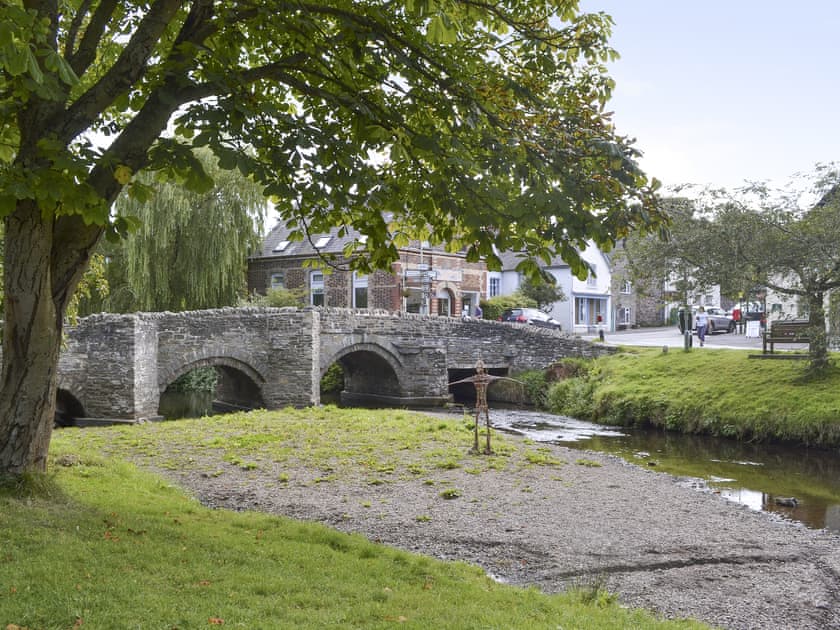 Clun River and bridge