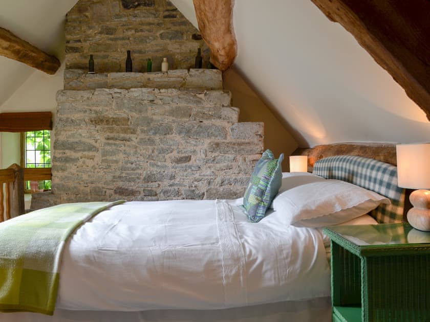 Comfortable double bedroom | The Bothy, Clun, near Craven Arms