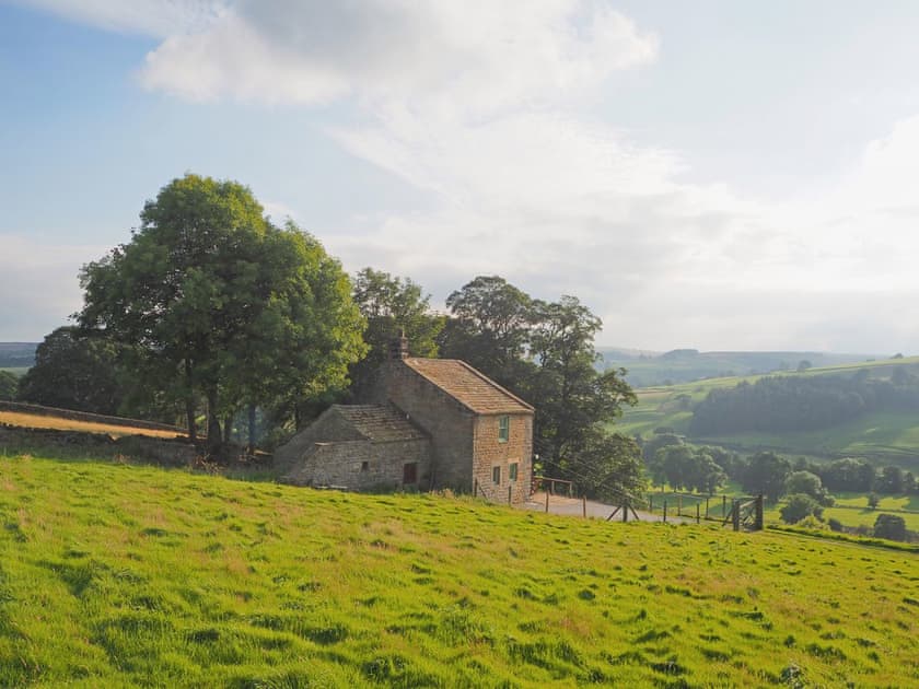 The property has spectacular views of the surrounding moorland and dale | Wickwoods, Wath, near Pateley Bridge