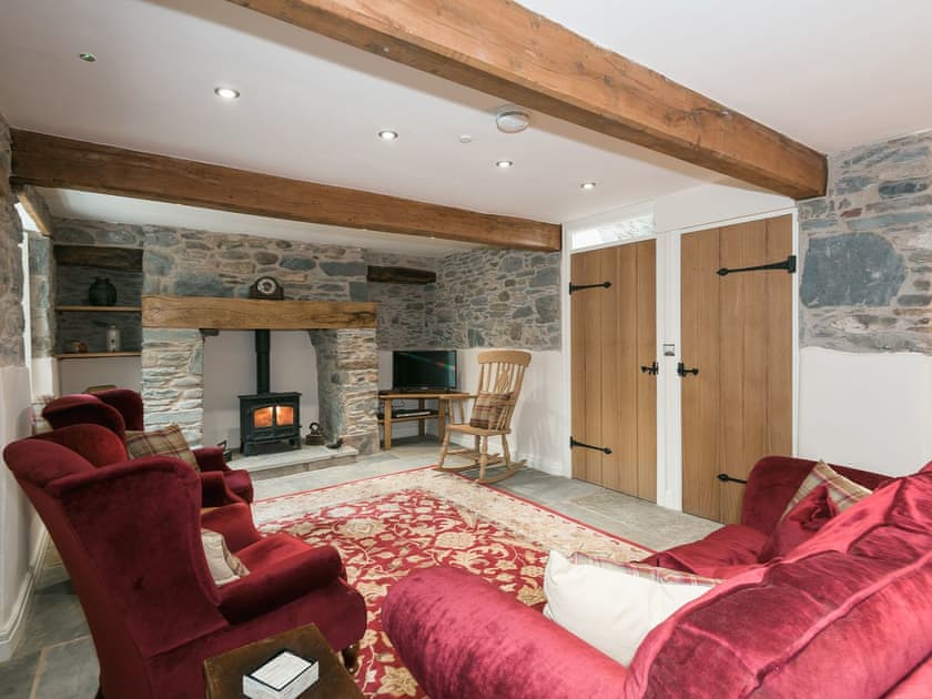 Charming, cosy living room | Waterfall Wood Cottage, Glenridding, by Ullswater