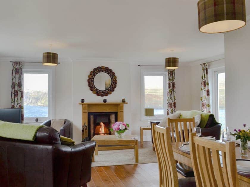 Cosy open plan living/dining room/kitchen with great views | Ard Meanish - Eas Mor and Ard Meanish, Milovaig, Glendale