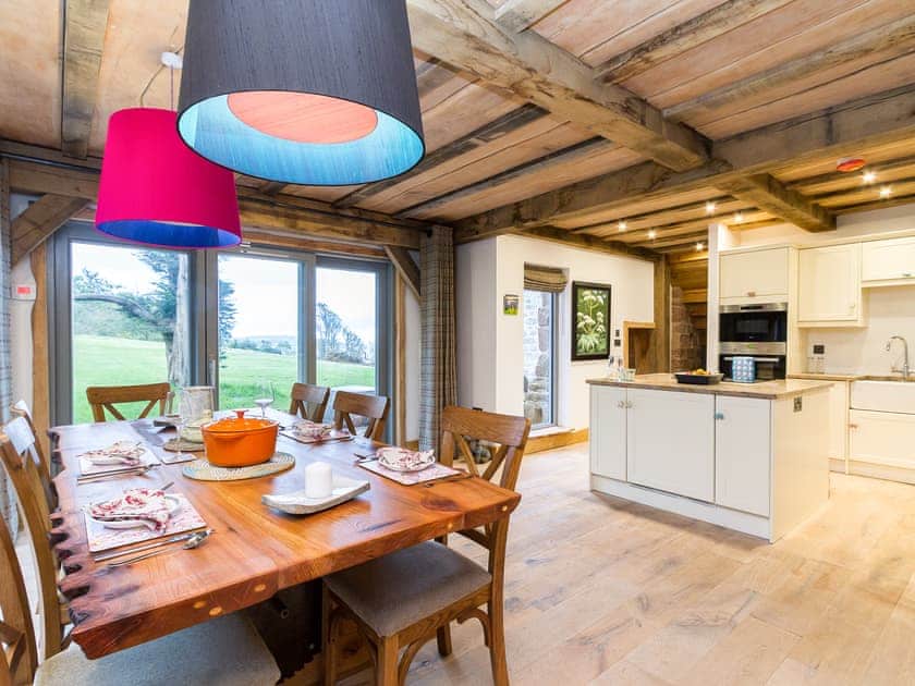 Open plan kitchen dining area | Knock Old Castle, Largs