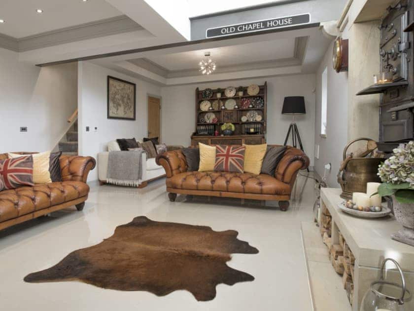 Light and airy lounge area  | Old Chapel House, Barnoldswick