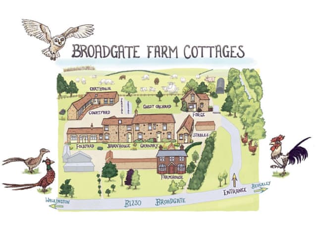 Broadgate Farm The Barn House Ref Rggw In Walkington Near