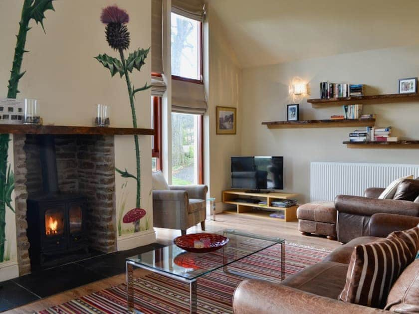 Open plan living/dining room/kitchen | Blossom Cottage, Invergowrie, near Dundee