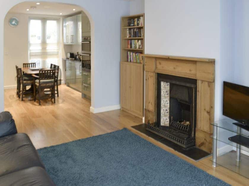 Living room with open aspect to kitchen/diner | Little Seahorse - Seahorses, Sheringham