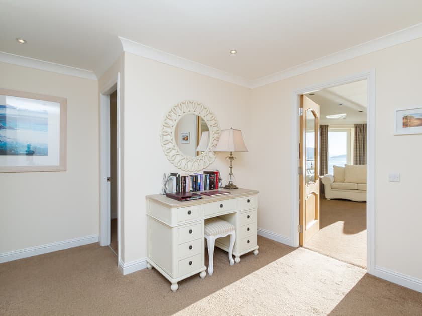 Stylishly furnished landing area | The Penthouse, Strone, near Dunoon