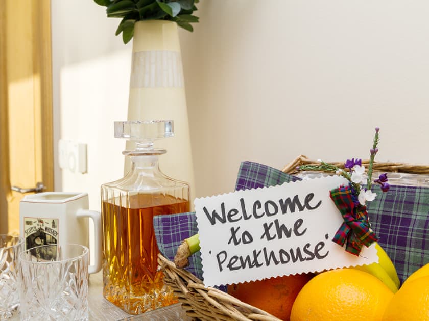 A warm welcome awaits | The Penthouse, Strone, near Dunoon