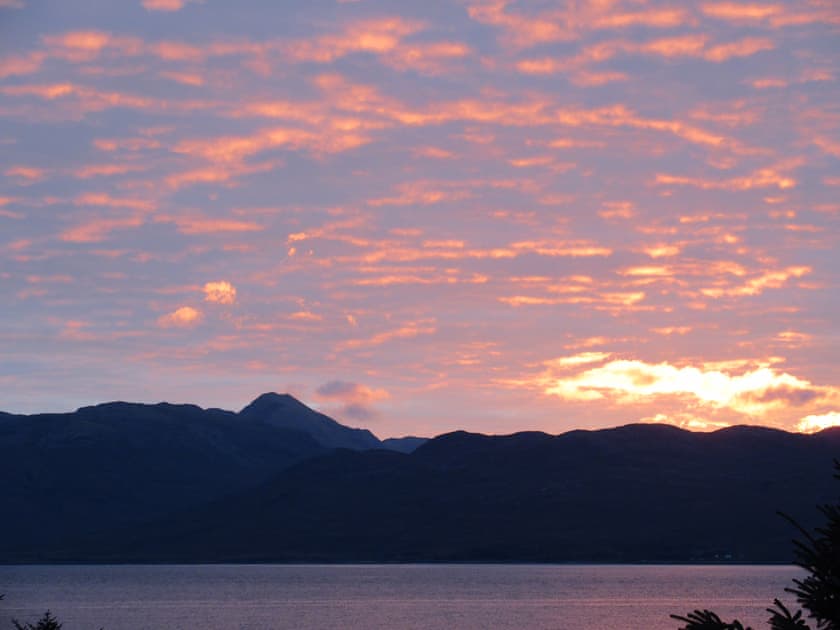 Glorious sunsets can be seen on the island | South Bay Cottage, Saasaig, Teangue, Isle of Skye