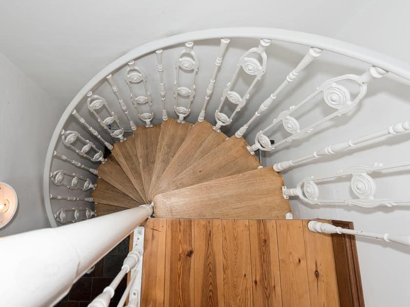 Spiral staircase to ground floor | The Old Bothy, Watermillock, near Ullswater