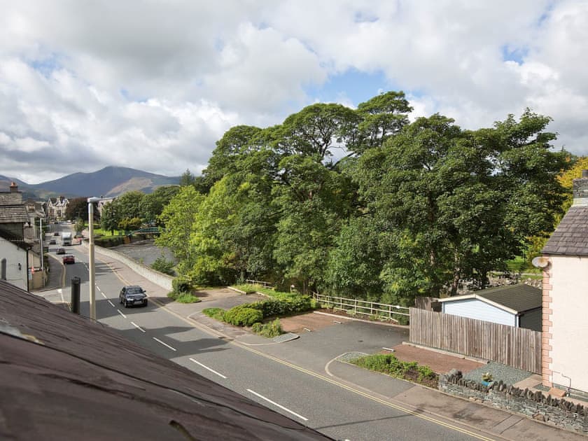 Delightful views of the adjacent Fitz Park | 22 Rose Terrace, Keswick