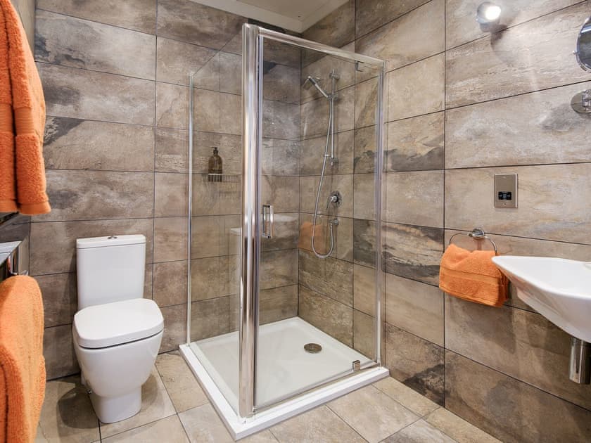 Well presented, tiled shower room | Willow - Gatehouses of Fleet, Gatehouse of Fleet