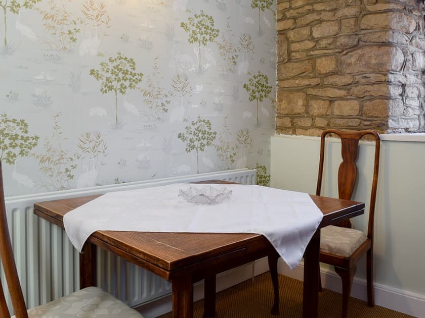 Quaint dining area | Coach Cottage - River Nene Cottages, Water Newton, near Peterborough