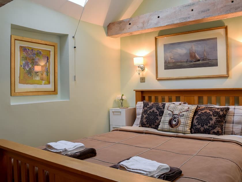 Comfortable double bedroom | Coach Cottage - River Nene Cottages, Water Newton, near Peterborough