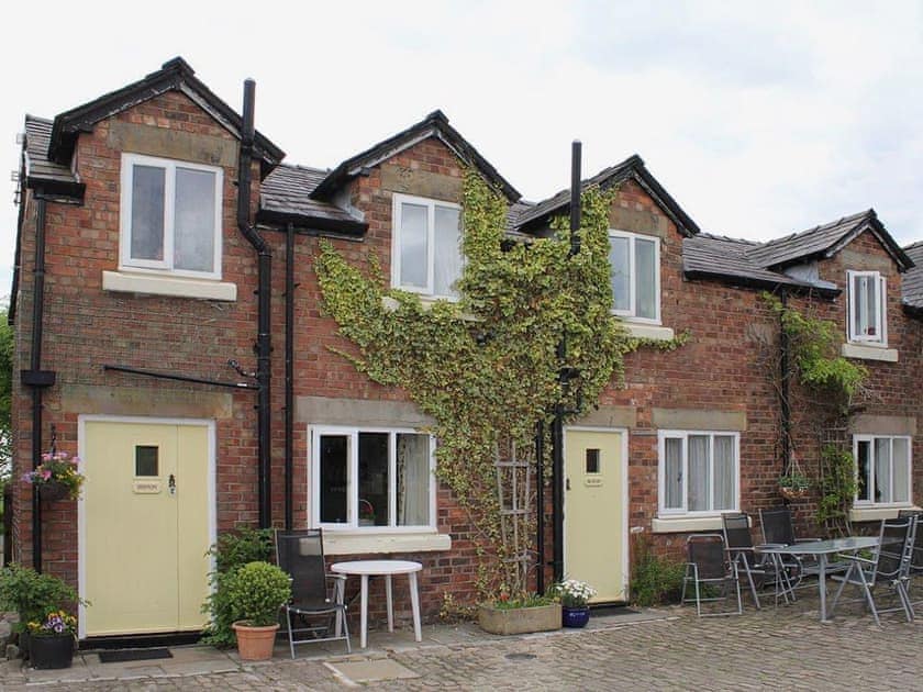 The rearaspect of The Granary and The Shippon | The Granary, The Shippon - Martin Lane Farm Cottages, Burscough, near Southport