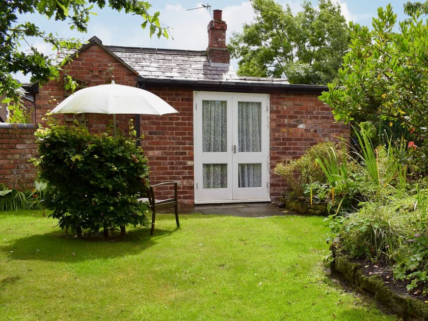 Patio | The Dairy - Martin Lane Farm Cottages, Burscough, near Southport
