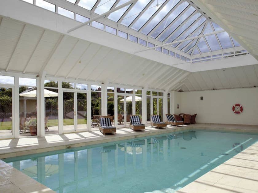 Luxurious indoor swimming pool | Bruern Holiday Cottages, Bruern, near Chipping Norton