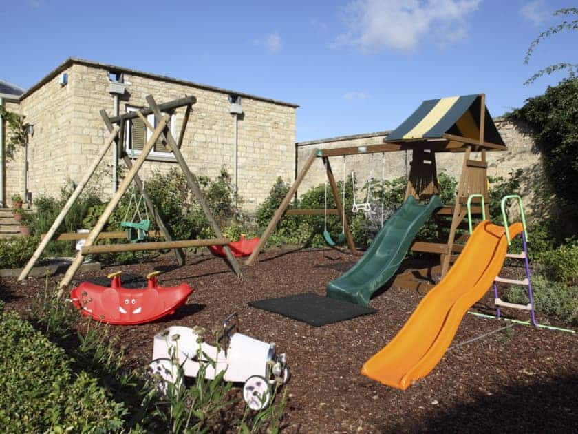 Outdoor children’s play area | Bruern Holiday Cottages, Bruern, near Chipping Norton