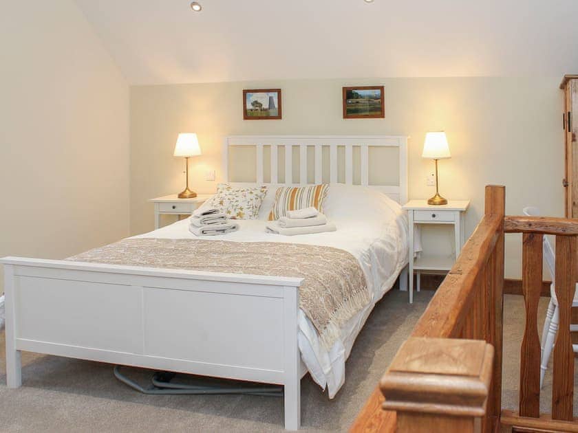 Comfortable and romantic double bedroom | The Old Barn - Corporation Farm Cottages, Tickton, near Beverley
