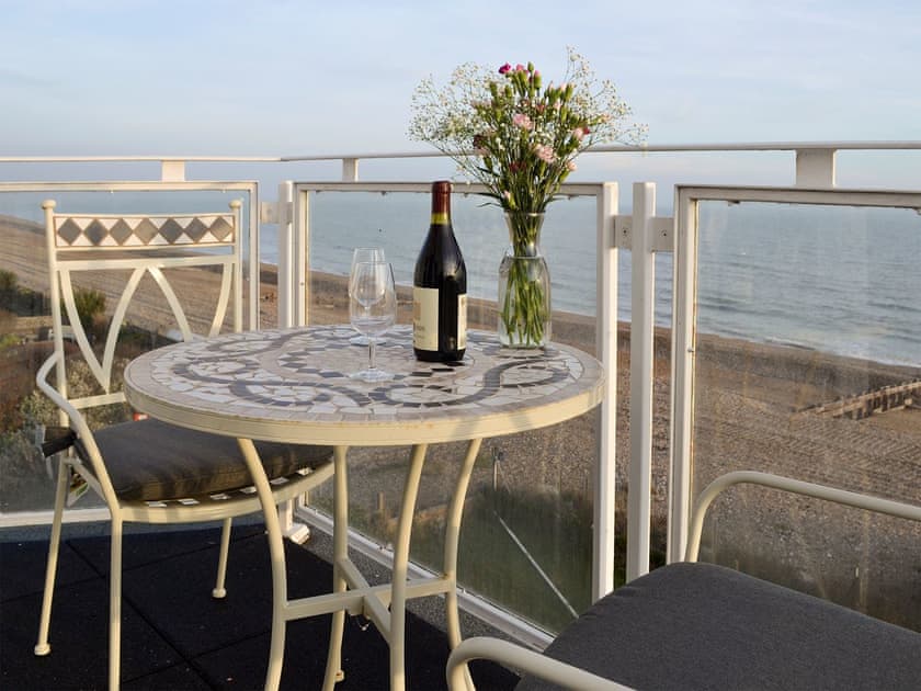 Useful balcony | Coast Lodge, Pevensey Bay