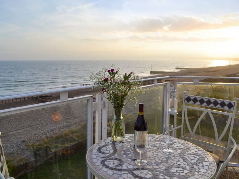 Wonderful views from the balcony | Coast Lodge, Pevensey Bay