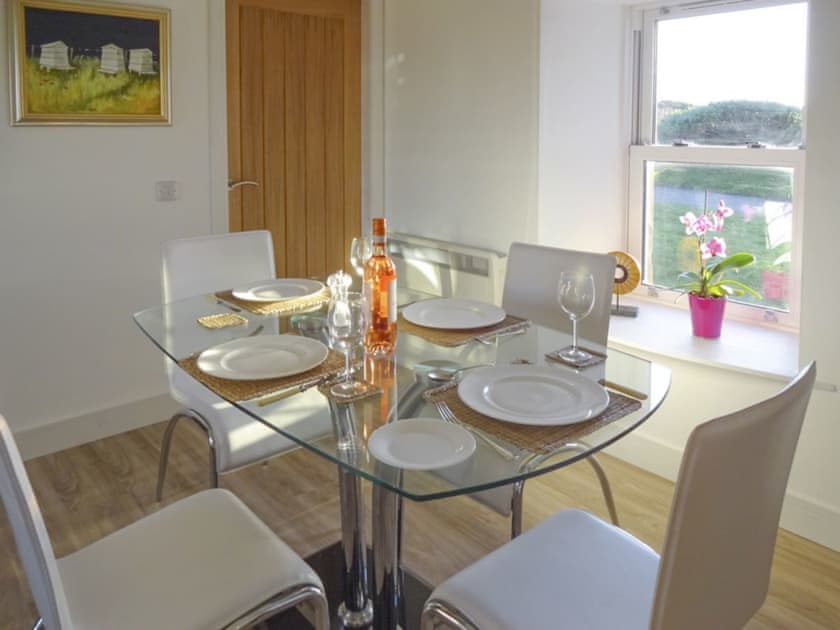 Spacious dining area within kitchen/diner | Charlie’s Cottage, Muasdale, near Campbeltown