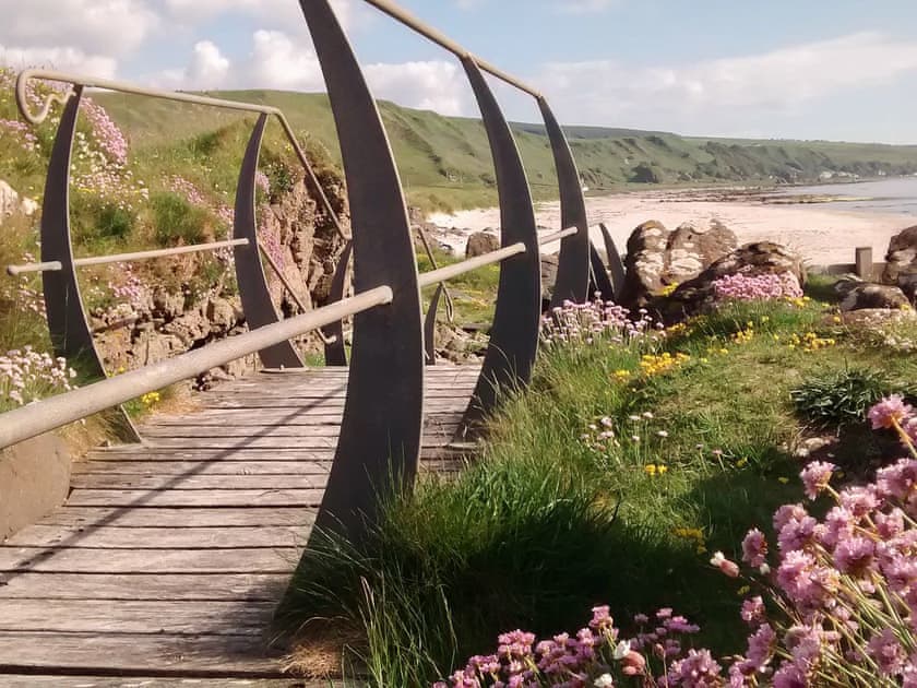 Access to A’Chleit Beach  | Charlie’s Cottage, Muasdale, near Campbeltown