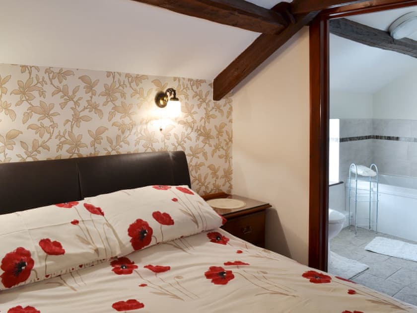 Comfortable and romantic double bedroom | Ellis Close Farm - Batty Barn - Ellis Close Farm Cottages, Harwood Dale, near Scarborough