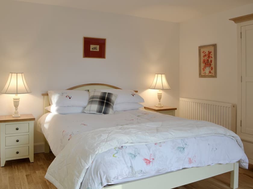 Comfortable master bedroom | Smithy House, Guthrie, near Forfar