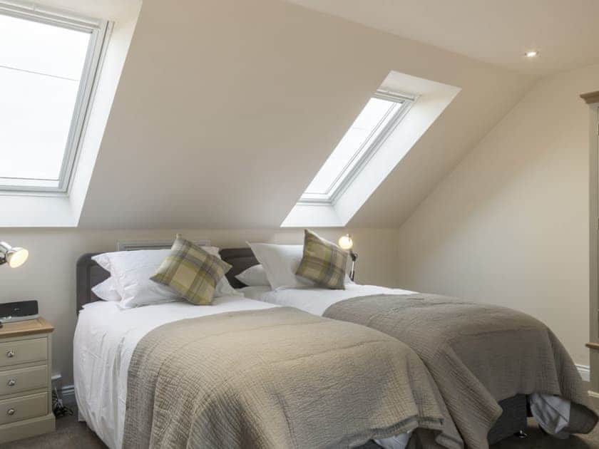 Restful twin bedroom | The Byre - Spoutwells, Stranraer