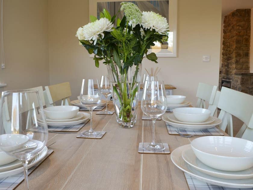 Elegant dining apace | Plas Lodge - Plas Park, Rhosneigr, near Holyhead
