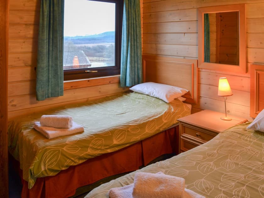 Cpsy twin bedded room | Lodge 59, Hartland Forest, near Bideford