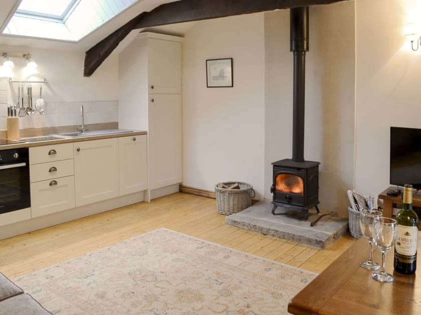 Well presented, cosy open plan living space | No 6 Swallowholm Cottages - Swallowholm Cottages, Arkengarthdale