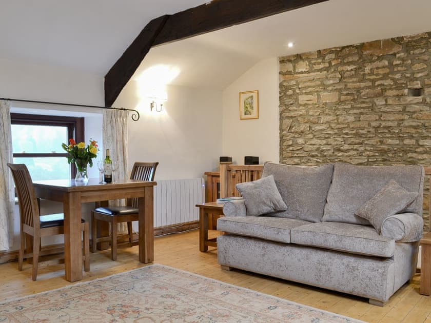 Comfortable and well furnished open plan living space | No 6 Swallowholm Cottages, Arkengarthdale