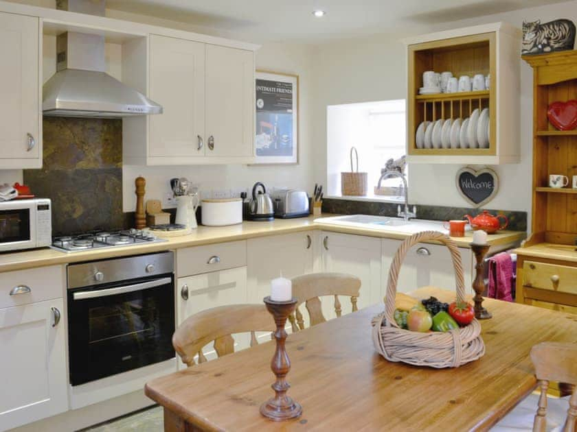 Well equipped kitchen dining area | The Steading at Nabny, Dundrennan, near Kirkcudbright