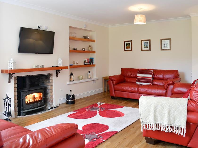 Living room | The Farm House - Lower North Radworthy Cottages, Heasley Mill, near South Molton