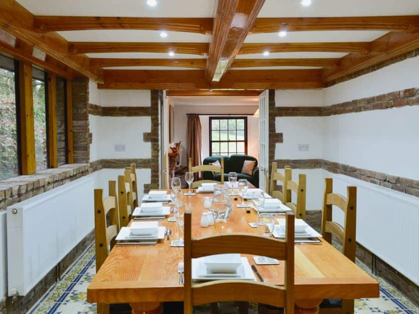 Dining area | The Farm House - Lower North Radworthy Cottages, Heasley Mill, near South Molton