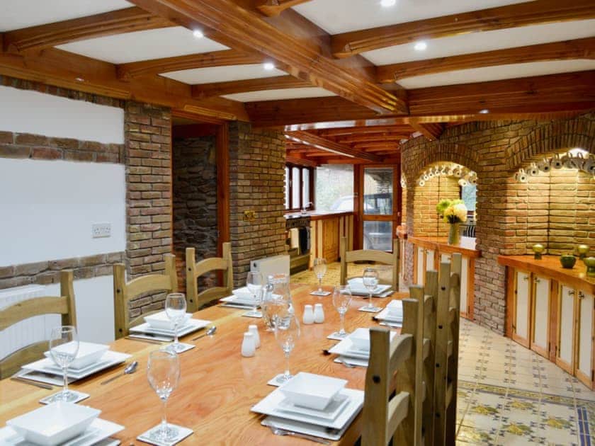 Kitchen and dining area | The Farm House - Lower North Radworthy Cottages, Heasley Mill, near South Molton