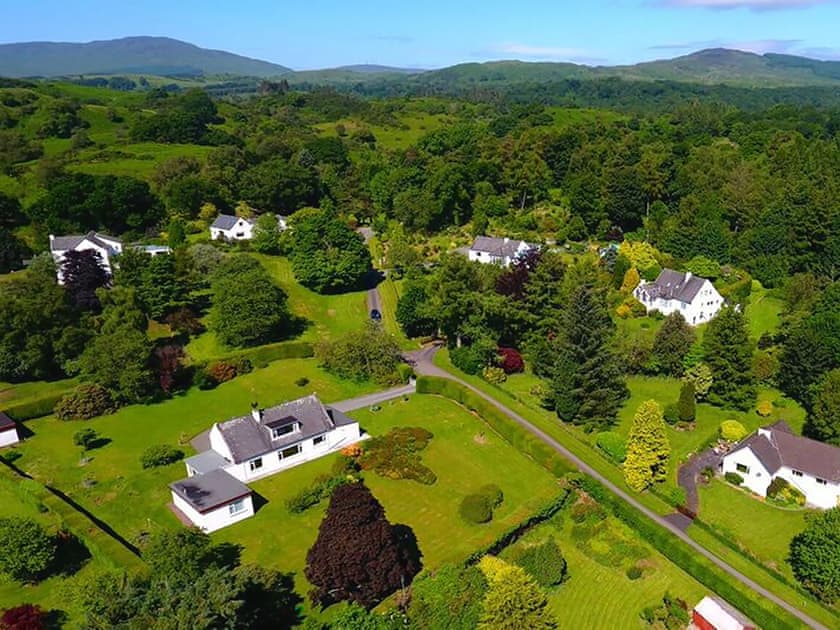 Lovely rural views from the property | Mountain Cross, Gatehouse of Fleet, Kirkcudbright